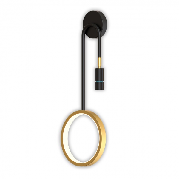 Підвіс Hopfen 15 Вт чорний/золото ON TOUCH-BKG 