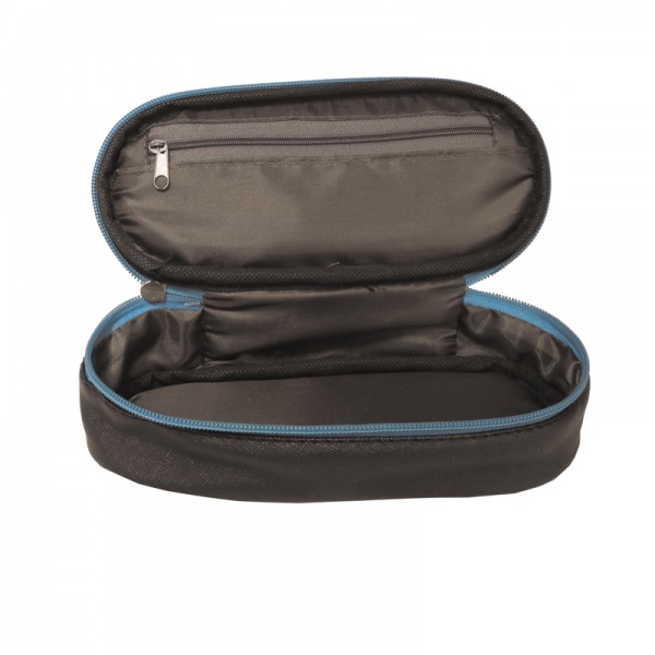 Пенал на молнии Такси 52602764 Lider черный с рисунком