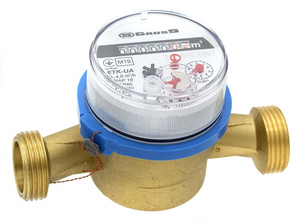 Счетчик холодной воды Gross ETK(W)20/130 R80H/40V