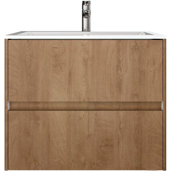 Тумба подвесная Water House Preference N2 70 МДФ распил дерева медовый под умыв.Амальфи 70