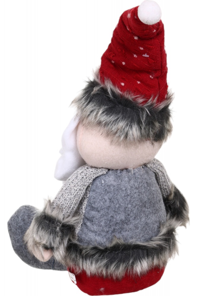 Декорация новогодняя Санта/Снеговик который сидит в ассортименте AH241599AB 46 см