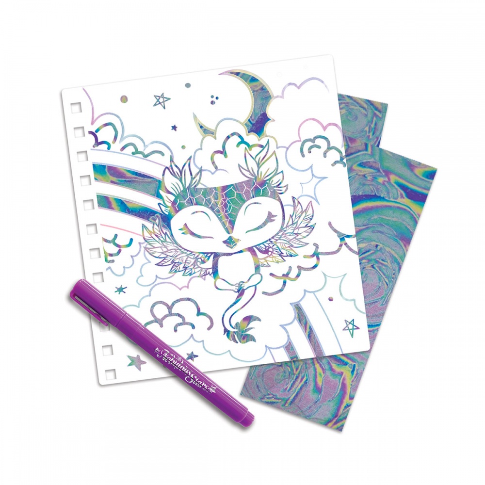 Набір для творчості Nebulous Stars Скетчбук Фантазійне мистецтво з фольги 11025