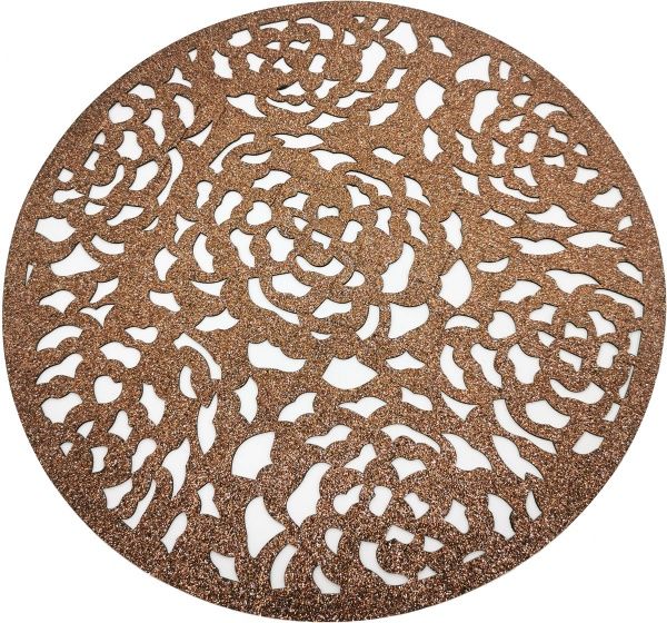 Коврик для сервировки Glitter 38 см бронза Flamberg