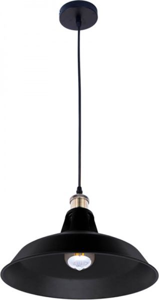 Підвіс Hopfen Cap Loft 1x40 Вт E27 чорний 