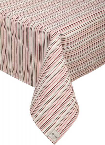 Скатерть Винтаж Полоска 109x136 см бежевый с коричневым La Nuit 