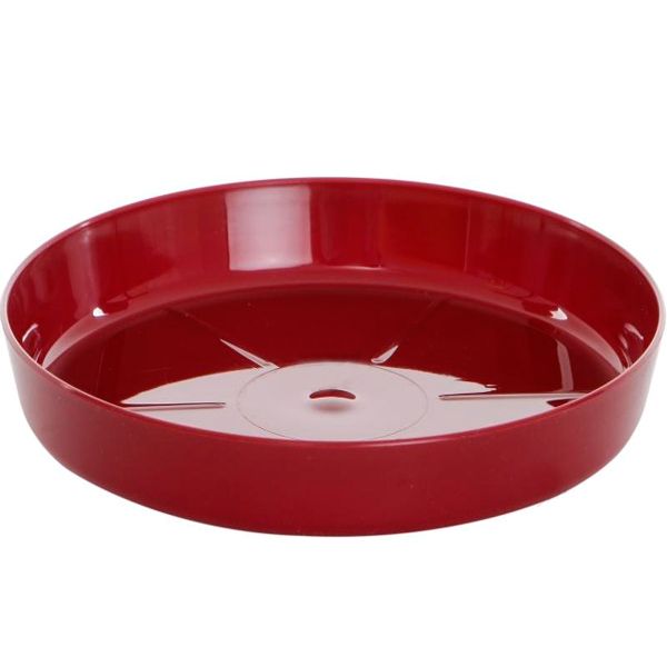 Піддон пластиковий Lamela Магнолія круглий (604) бордовий 