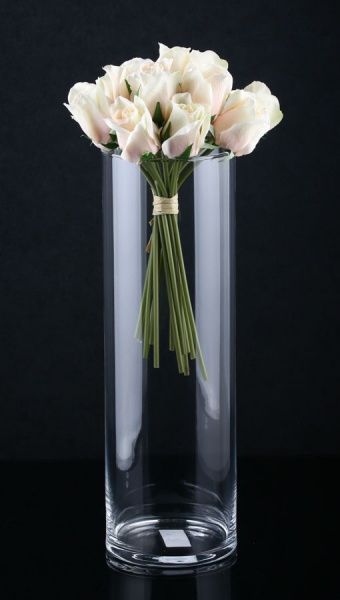 Ваза скляна Циліндр 13х40 см