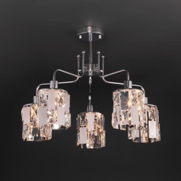 Люстра потолочная Strotskis Scoppio 60 Вт E14 хром 10101/5