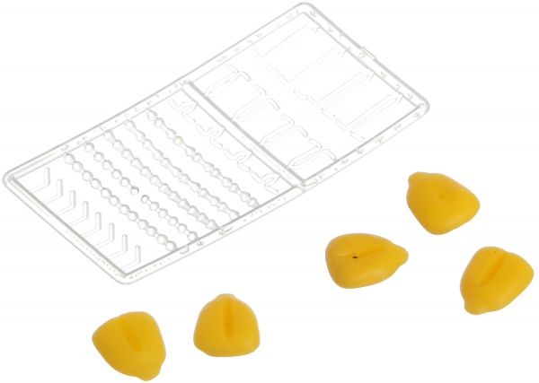 Приманки для ловлі риби 0,2 г лимон Кукурудза силіконова жовта