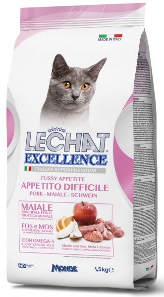 Корм сухой для привередливых кошек LECHAT EXCELLENCE Fussy appetite