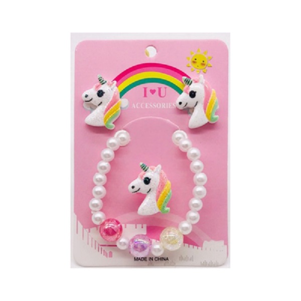 Набор украшений Qunxing Toys Радужный единорог R3-5