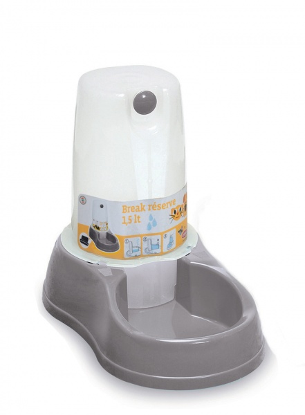 Миска-дозатор Stefanplast Break reserve Water 35 л сірий