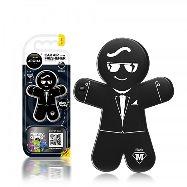 Ароматизатор на дефлектор Aroma Car Manny 929935 Black
