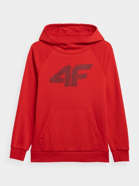 Джемпер 4F SWEATSHIRT M0780 4FJMM00TSWSM0780-62S р. 152 червоний