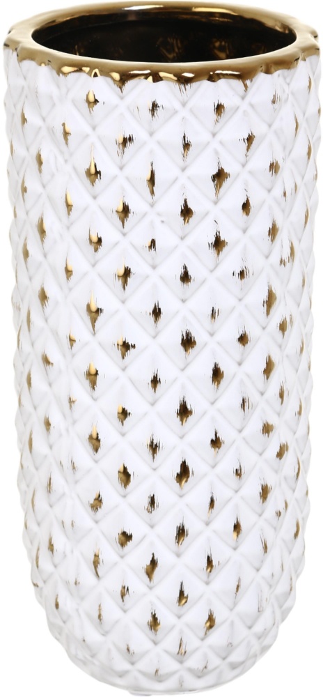 Ваза керамическая Sensio Cedar 22,5 см белая PS31722