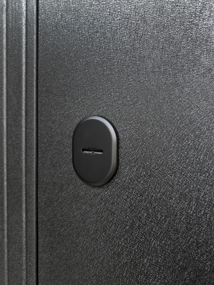 Дверь входная Двері БЦ Хортица черный муар 2050x960 мм правая