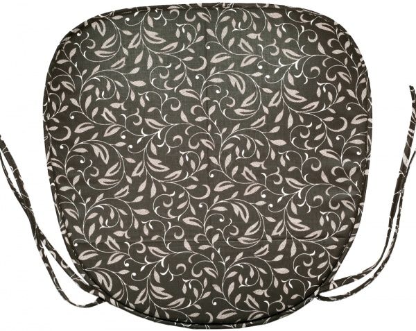 Подушка на стілець трапеція 40х40х2 коричнева