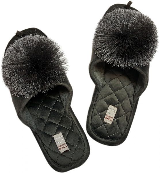 Капці домашні Gemelli Шар 1 р. 39 сірий 