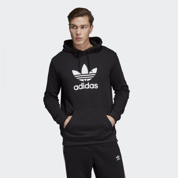 Джемпер Adidas TREFOIL HOODIE DT7964 р. XL чорний