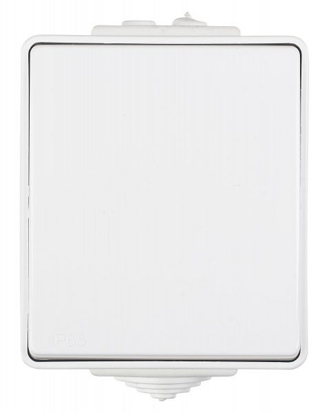 Выключатель влагозащищенный одноклавишный Efapel Waterproof без подсветки 16 А 230В белый 48011 CBR