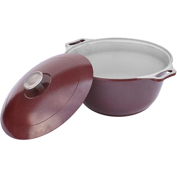 Кастрюля из алюминия Биол Бордо с крышкой 3.5 л