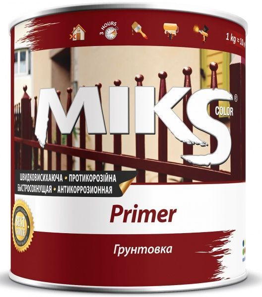 Ґрунтовка MIKS Color ГФ-021 білий 2,8кг