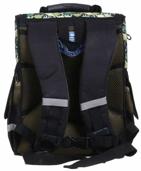 Ранець шкільний Nota Bene короб ортопедичний Dino динозавр хакі