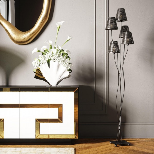 Ваза KARE Design Ginkgo Elegance 45 см белая 