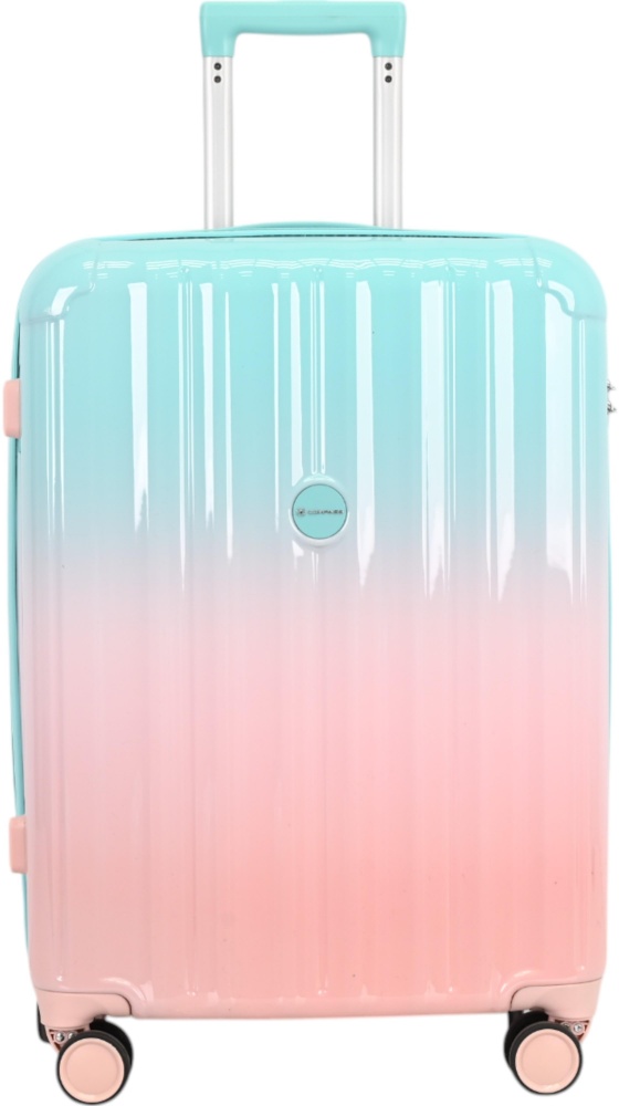 Чемодан Compass MS-2693 61 л розовый с голубым 44x26x65 см M