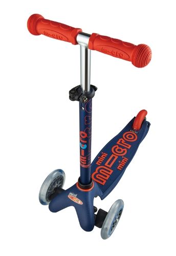 Самокат Micro Mobillity Systems Mini Micro deluxe navy blue темно-синий ММD073 