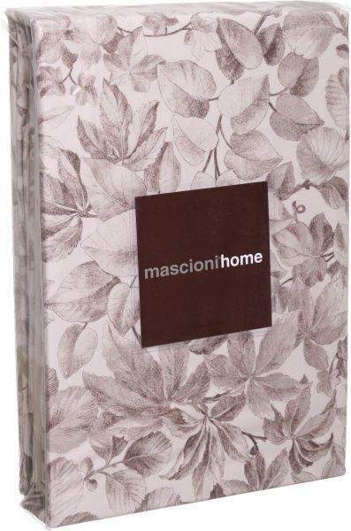 Комплект постельного белья Messina 300TC семейный розово-бежевый Mascioni 