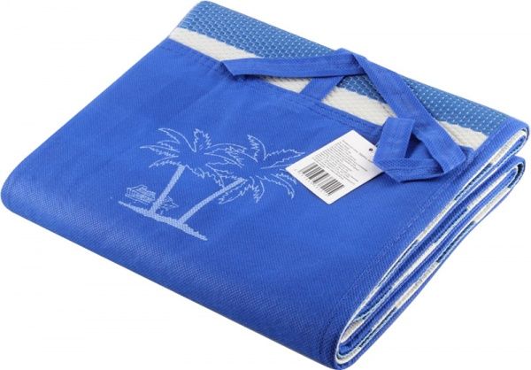 Коврик для пляжа 90x180 см синий 