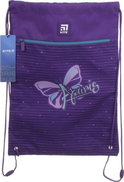 Сумка для обуви KITE Purple Butterfly с карманом K19-601M-19