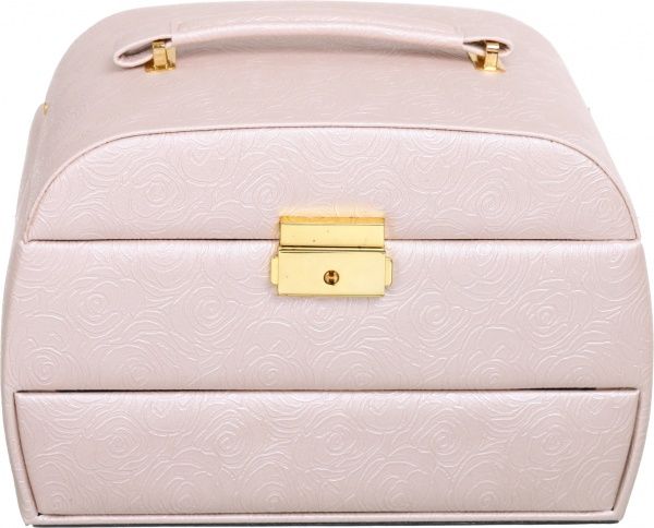 Сундучок для украшений Delux молочный