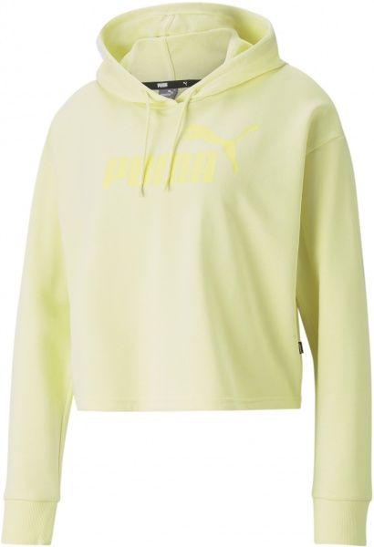 Джемпер Puma ESS Cropped Logo Hoodie 58687040 р. XS жовтий