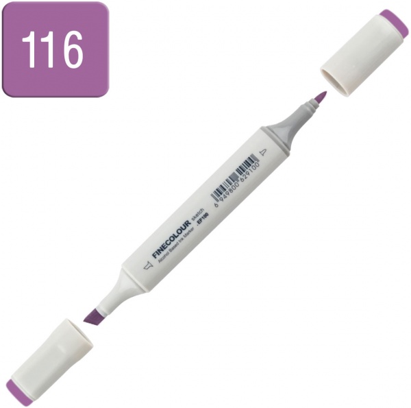 Маркер спиртовой FINECOLOUR Sketch EF100-116 фиолетовый 
