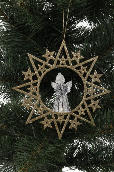 Підвіска пластикова Global Treasure Зірка та місяць 15 см в асортименті P2103006 E/I-LCS/2