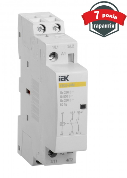 Контактор IEK КМ20-20М AC MKK11-20-20