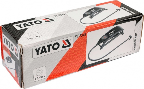 Насос ножний YATO YT-7349 з манометром