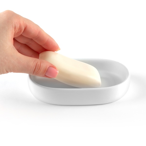 Мыльница Milan BA-24 White