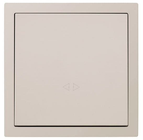 Механизм выключателя перекрестный одноклавишный HausMark Juna без подсветки песочный/бежевый 7041-1888U2-107QC