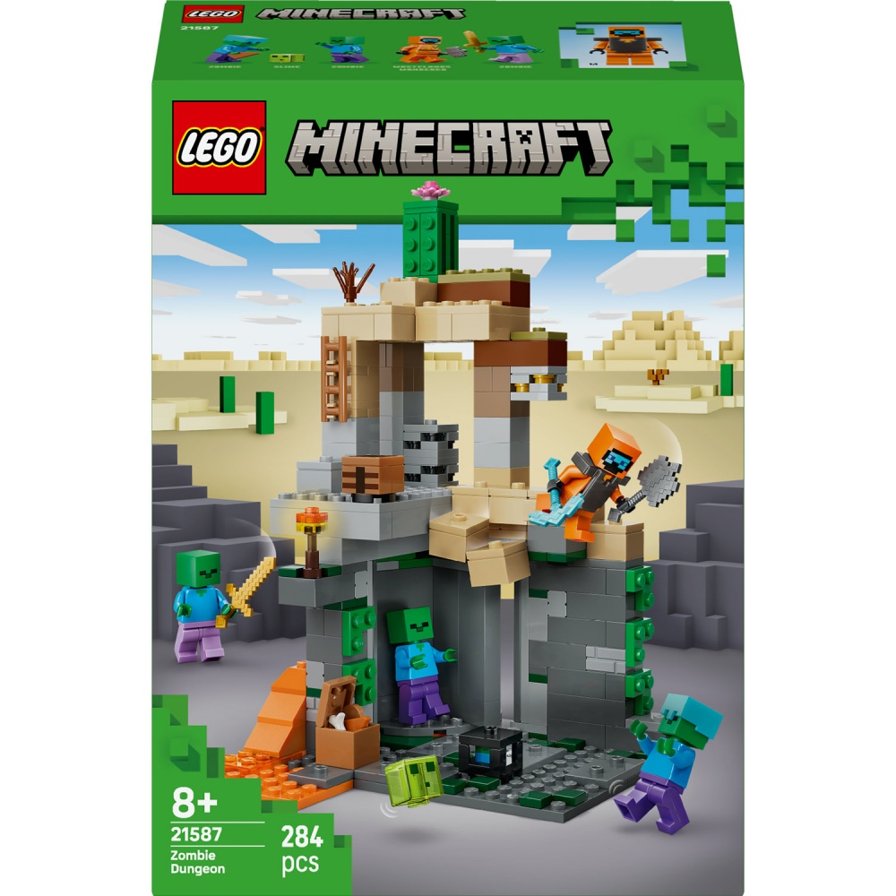Конструктор LEGO Minecraft Підземелля зомбі 21587