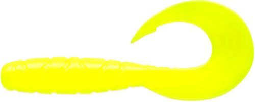 Приманка из пластизоля для ловли рыбы Mighty Grub 3.5 87 мм 7 шт. #046 - Lemon