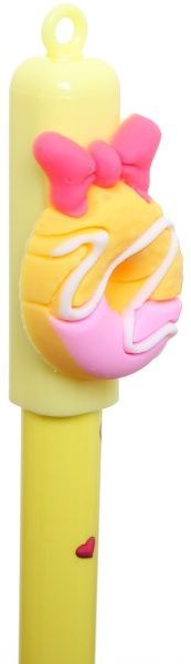 Ручка гелевая пиши-стирай Donut желтая 