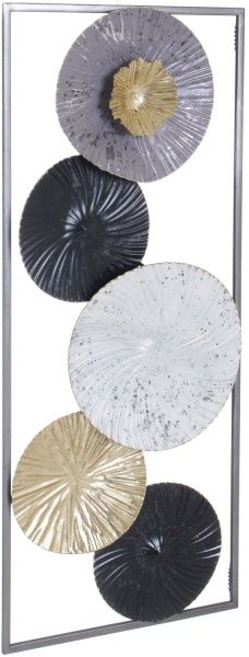 Декор настенный Минимал 25x61 см черный/золото 