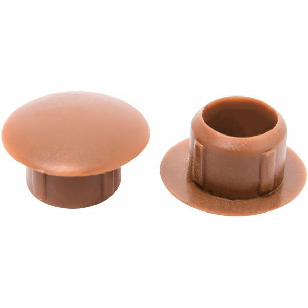 Заглушка для отверстия 10/15 мм светло-коричневая 12 шт
