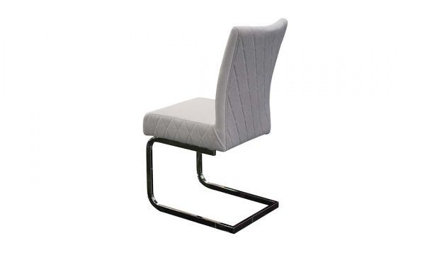 Стул обеденный Аврора X-1612LG 450х610х965 мм хром/светло-серый