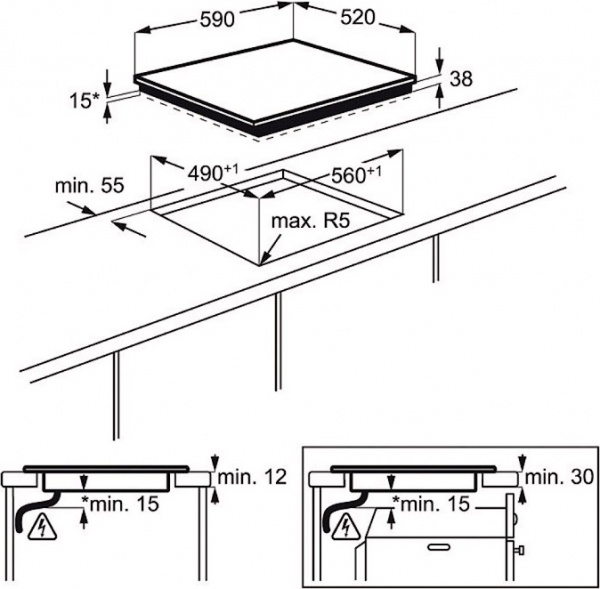 Варильна поверхня Electrolux CPE644RCC