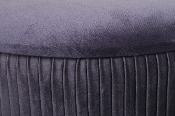 Сундук-пуф Francis темно-серый 36х36х44 см 