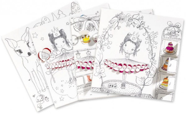 Набор для рисования Djeco Маленькие дверцы для Пупи DJ09633